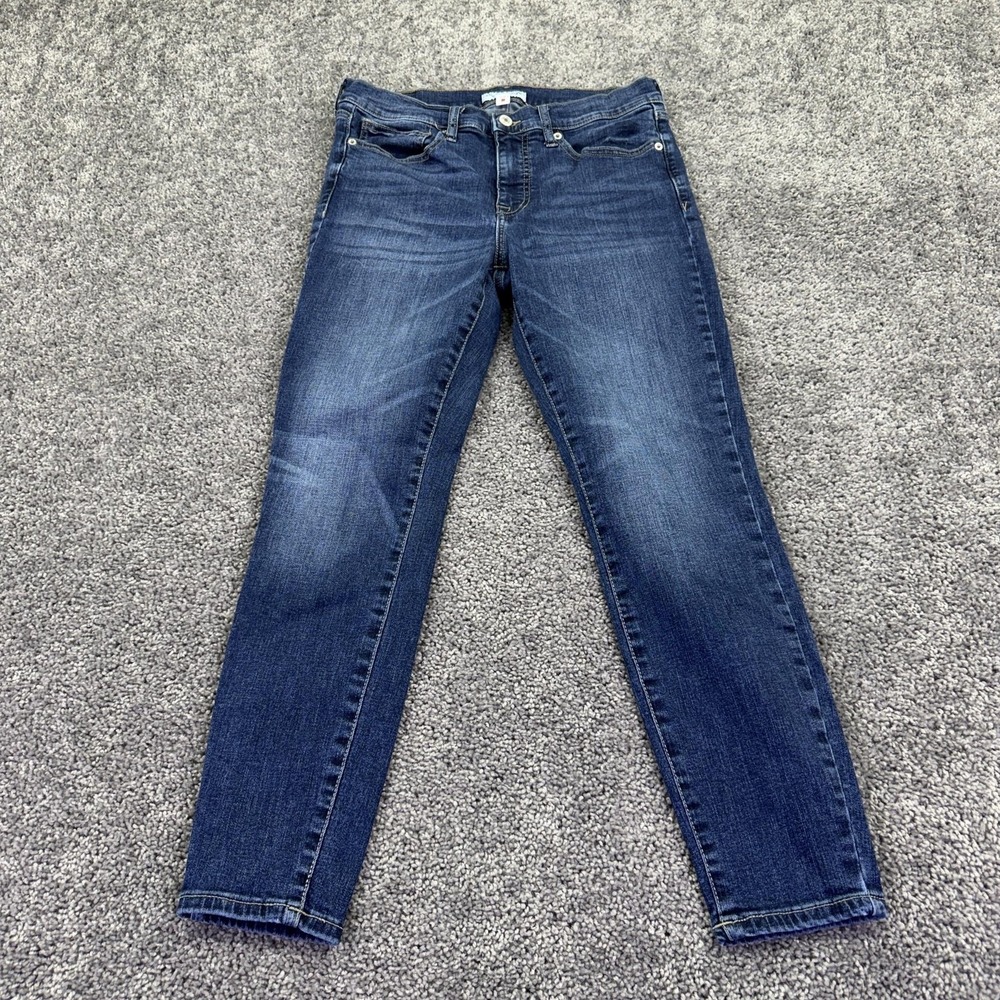 Lucky Brand Jeans Womens 10/30 Blue Mid Rise Skinny Stretch Denim Medium Wash